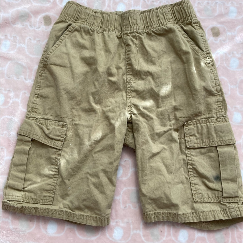 Boy Shorts Khaki Size 10 Loose fit- Stretchy